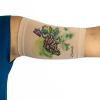 Linphelle Coverpicc - Upper Arm Cover for Picc Line, Soft Microfiber Arm Sleeve, Ideal for Picc Line, Glucose Sensor, Tattoo or Wounds, Turtle, Size Medium view 1