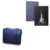 BoxWave Case Compatible with Onyx Boox Note 4 - Quilted Carrying Bag, Soft Synthetic Leather Cover w/Diamond Design - Navy view 1