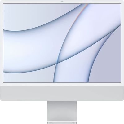 2021 Apple iMac with Apple M1 Chip with 8-core CPU (24-inch, 8GB RAM, 1TB SSD Storage) (QWERTY English) Silver (Renewed)