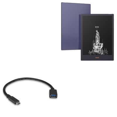 BoxWave Cable Compatible with Onyx Boox Note 4 - USB Expansion Adapter, Add USB Connected Hardware to Your Phone