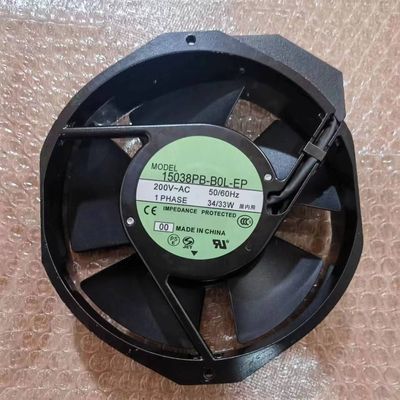 AC200V 34/33W 15038PB-B0L-EP 17238 172mm 2-pin axial Cooling Fan