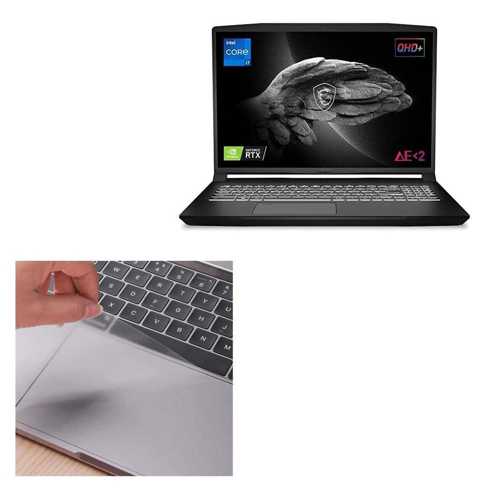 BoxWave Touchpad Protector Compatible with MSI Creator M16 (16 in) - ClearTouch for Touchpad (2-Pack), Pad Protector Shield Cover Film Skin