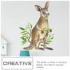 Beavorty 2 Sheets Kangaroo Green Sticker Baby Nursery Decor Jungle Nursery Kids Wall Decals Indoor Wall Decal Kindergarten Wall Decals Nursery Wall Decal Wall Adornment Room Wall Decor Fine view 2