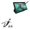 BoxWave Cable Compatible with Simbans PicassoTab XL (11.6 in) - MagnetoSnap AllCharge Cable, Magnet Charging Cable USB Type-C Micro USB - Jet Black view 1
