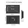 21.5 Inch Resistive Touch Embedded Industrial Computer Win10 (8GB RAM 512GB SSD, Core i5-5250U) view 2