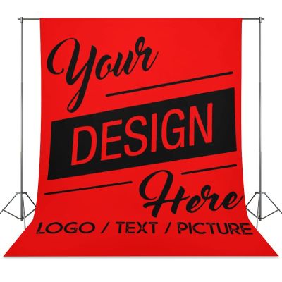 Personalized Photography Cloth, Custom Backdrop for Photography Upload Picture Logo Text Background Cloth for Photo Shooting (56"x79")