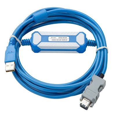 ASDA-B2/AB for servo Drives ASDA-B2 AB A2 Download Cable CN3 Interface Gold Plated (Blue 3m)