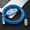 ASDA-B2/AB for servo Drives ASDA-B2 AB A2 Download Cable CN3 Interface Gold Plated (Blue 3m) view 2