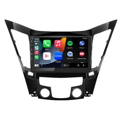 Android 12 Car Radio Compatible for Hyundai Sonata 2011-2015, 9 Inch Touch Screen with GPS/FM/WiFi/USB, Support SWC, Wireless CarPlay Android Auto [2GB+32GB]