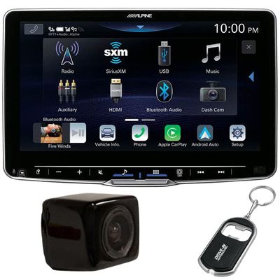 Alpine ILX-F509 9" Touchscreen Digital Multimedia Receiver (Does Not Play CDs) with Backup Camera