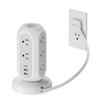 Surge Protector Power Strip Tower, TESSAN 5 FT Retractable Extension Cord with Multiple Outlets, 11 Outlets with 3 USB (1 USB C) Charging Station, 1050J, Office Desk Supplies, Dorm Essentials view 1