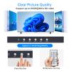 Yinker HDMI Multiviewer Switch 4x1, HDMI Quad Multiviewer Switcher 4 in 1 Out, Supports 4 Display Mode 1080@60Hz with IR Remote view 4