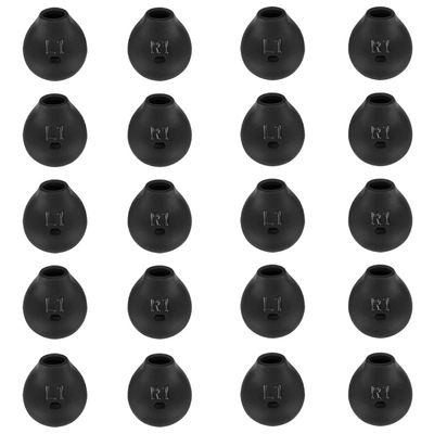10 Pairs Earbud Covers Silicone Tips Replacement Earbud Tips Compatible with Samsung Galaxy Note 5/Note 7/s7/s6/s6 Edge/Level U Bluetooth Wireless Earbuds,Earbud Cap(Black)