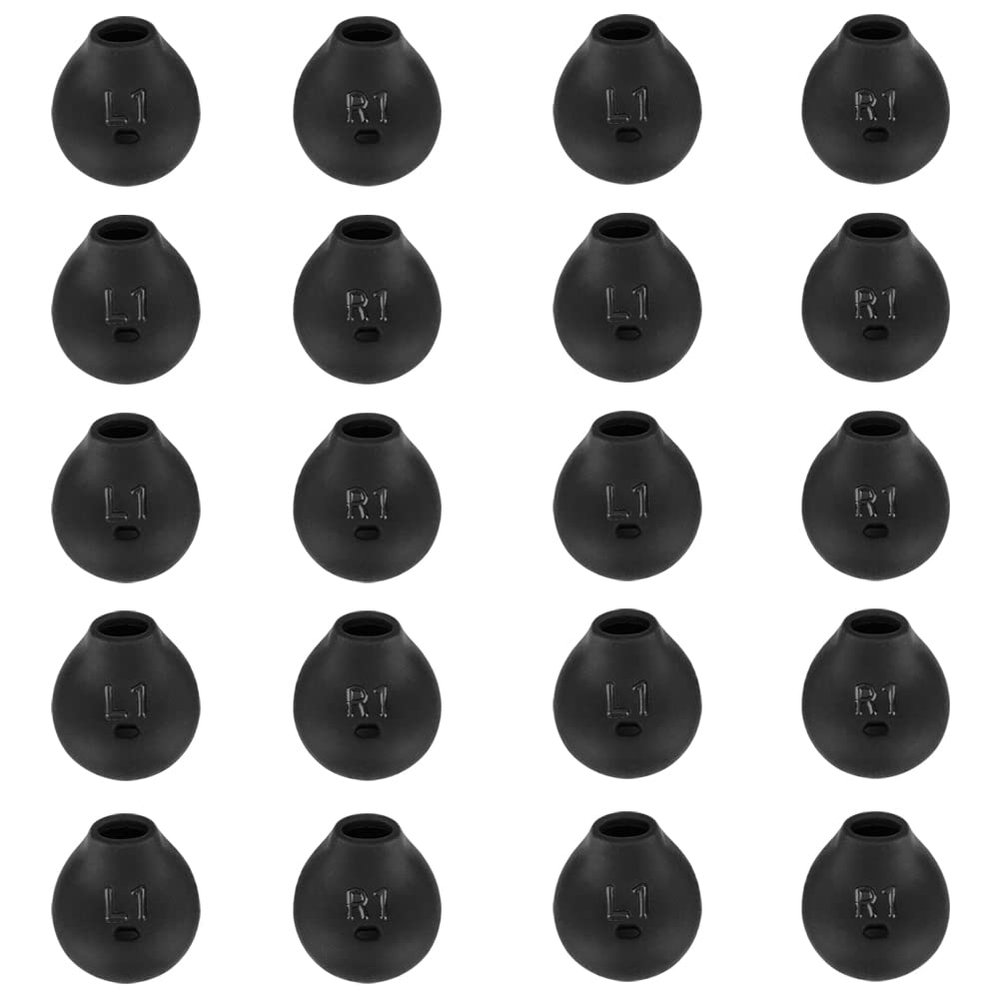 10 Pairs Earbud Covers Silicone Tips Replacement Earbud Tips Compatible with Samsung Galaxy Note 5/Note 7/s7/s6/s6 Edge/Level U Bluetooth Wireless Earbuds,Earbud Cap(Black)