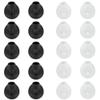 10 Pairs Silicone Earbud Covers - Tips and Pads Replacement Compatible With Samsung Galaxy Note 5/Note 7/S7/S6/S6 Edge/Level U Bluetooth Wireless Earbuds (Black & White) view 1