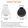 10 Pairs Silicone Earbud Covers - Tips and Pads Replacement Compatible With Samsung Galaxy Note 5/Note 7/S7/S6/S6 Edge/Level U Bluetooth Wireless Earbuds (Black & White) view 3