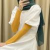 Cntqiang 4 Pairs Muslim Elastic Arm Sleeves for Women Modal Cotton Sunscreen UV Protection lslamic Arab Ramadan Sleeve Cover view 4