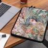 Floral Mac Book Pro 16" Sleeve - Woman Illustration Laptop Sleeve - Printed Mac Book Sleeve view 3
