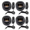 (4PCS) HTN9000B Charger HNN9013 [Upgraded] for Motorola Radio HTN9000 HTN9000C HTN9000D HNN9008 HNN9008A HNN9008AR HNN9009 HNN9009A HNN9010 HNN9010A HNN9013D JMNN4023 JMNN4023B Battery Charger view 1