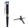 Koolehaoda K-266 Camera Aluminum Monopod with Metal Tripod Base - Blue view 1