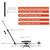 360 Degree Large Photography Turntable,440LB Load Camera Spinning Rig for Filmmaker/Videographer 360 Women Dress Video Shoot Epic Commercial Video Advertising/Music MV-Slow Motion and Bullet-time view 3