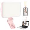 ALTSON 60 LED Portable Selfie Light Video Conference Lighting with Clip & Camera Tripod Adapter Rechargeable 2200mAh CRI 97+, 9 Light Modes for Phone iPhone Webcam Laptop Photo Makeup view 1