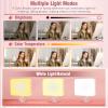 ALTSON 60 LED Portable Selfie Light Video Conference Lighting with Clip & Camera Tripod Adapter Rechargeable 2200mAh CRI 97+, 9 Light Modes for Phone iPhone Webcam Laptop Photo Makeup view 3