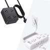 HANYCONY Black Power Strip Surge Protector and Flat Extension Cord view 1