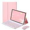 QYiiD TouchPad Keyboard Case with Mouse for Lenovo Tab P11 Pro 2nd Gen 11.2" 2022 (TB-132FU/ TB-138FC), Folio Keyboard Case Cover with Detachable Wireless Keyboard for Lenovo Tab P11 Pro Gen 2, Pink view 1