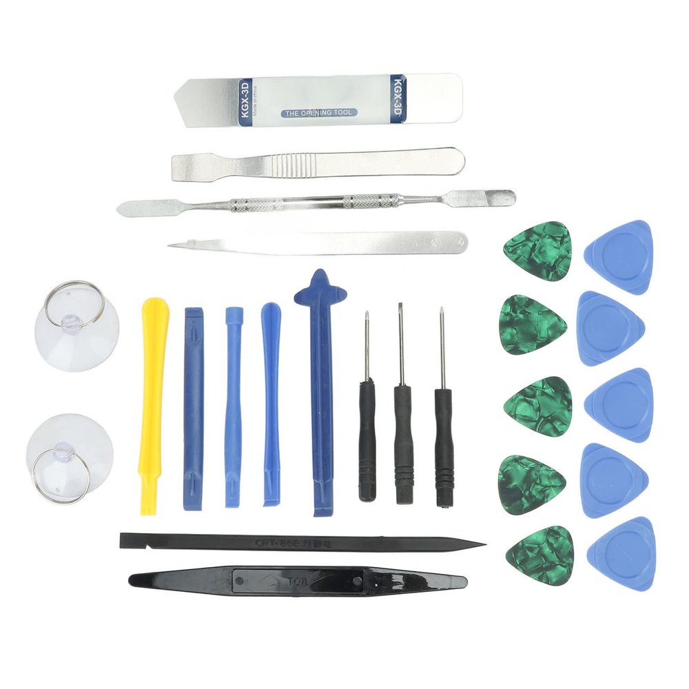 26Pcs Electronics Repair Tool Spudger Screen Open Pry Tools Set Disassembly Tool Repair Kit for Maintenance PC Laptop Camera Glasses Watch ABS Stainless Steel