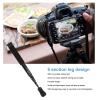 48 Inch Camera Monopod, 6 Section Extending Pole, Heavy Duty Telescopic Unipod Stick, Lightweight Portable Photography Monopod for DSLR Camera view 2