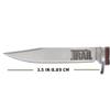 Scipio Deadwood Jr Fixed-Blade Knife FRP0098ZWD with 3.5-Inch Clip Point Blade w Bolsters - Stainless Steel Trail Knife for Outdoor Tactical Survival view 4