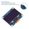 Vomeko high quality LCD display screen module 1.54 inch, OLED display module with 5Pin SSD1309 driver IC 128x64 I2C graphic LCD white OLED display module. (Yellow) view 2