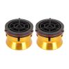 1 Pair Nab Hub Adapters, 10 Inch Aluminium Reel to Reel Tape Nab Hub Adapter, for for Akai for Teac, Universal Reel Tape Recorder Accessories (Gold) view 1