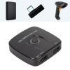 2 in 2 Out USB Switcher, Seamless Switching USB Switcher, Port Adapter for 2 Computers Share 2 USB Devices Mouse Keyboard Scanner Printer view 2