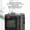 Full Band Portable Radio, AM FM Radio SW VHF Band, Shortwave Longwave Radio with Bluetooth, Flashlight, SOS Alarm, Backlight Display, Support APP Remote view 3