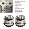 1 Pair Nab Hub Adapters, 10 Inch Aluminium Reel to Reel Tape Nab Hub Adapter, for for Akai for Teac, Universal Reel Tape Recorder Accessories (Silver) view 4