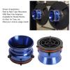 1 Pair Nab Hub Adapters, 10 Inch Aluminium Reel to Reel Tape Nab Hub Adapter, for for Akai for Teac, Universal Reel Tape Recorder Accessories (Blue) view 3