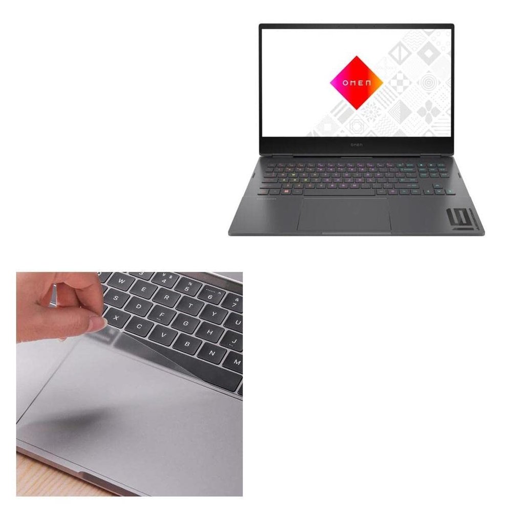 BoxWave Touchpad Protector Compatible with HP Omen 16 (16-n0797) - ClearTouch for Touchpad (2-Pack), Pad Protector Shield Cover Film Skin