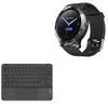 BoxWave Keyboard Compatible with General Mobile GMWatch - SlimKeys Bluetooth Keyboard with Trackpad, Portable Slim TouchPad - Jet Black view 1