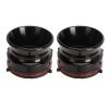 1 Pair Nab Hub Adapters, 10 Inch Aluminium Reel to Reel Tape Nab Hub Adapter, for for Akai for Teac, Universal Reel Tape Recorder Accessories (Black) view 1