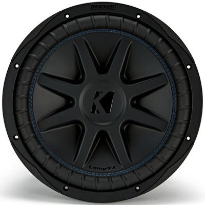 Kicker 50CVX124 CompVX 12-Inch Subwoofer, Dual 4-Ohm