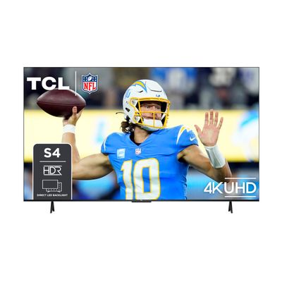 TCL 75-Inch Class S4 4K LED Smart TV with Google TV (75S450G, 2023 Model), Dolby Vision, HDR Pro, Dolby Atmos, Google Assistant Built-in with Voice Remote, Works with Alexa, Streaming UHD Television