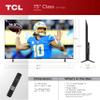 TCL 75-Inch Class S4 4K LED Smart TV with Google TV (75S450G, 2023 Model), Dolby Vision, HDR Pro, Dolby Atmos, Google Assistant Built-in with Voice Remote, Works with Alexa, Streaming UHD Television view 3