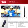 TCL 50-Inch Class S4 4K LED Smart TV with Roku TV (50S450R, 2023 - Model), Dolby Vision, HDR, Dolby Atmos, Works with Alexa, Google Assistant and Apple HomeKit Compatibility, Streaming UHD Television view 3