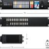 Blackmagic Design Videohub 10x10 12G Zero Latency Video Router (VHUBSMAS12G1010) view 4