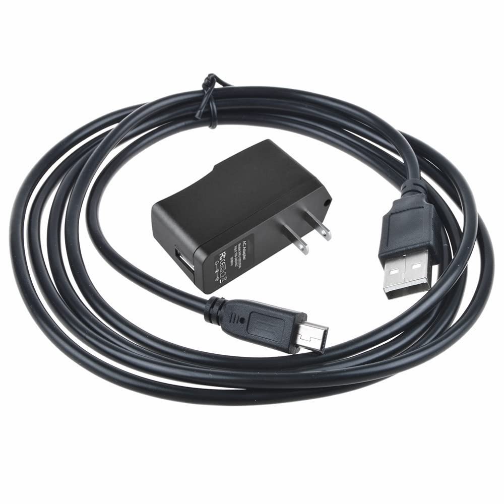 J-ZMQER Home AC DC Adapter Compatible with Garmin GPS Oregon/Streetpilot/Tracking Device GTU/Garmin-Asus nuvifone Replacement Home Wall Charger + USB Data Charge Sync Cable Cord Plug Spare