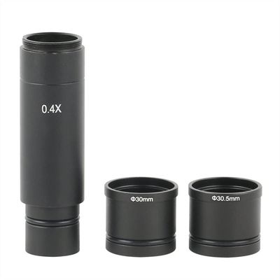 Microscope Kit 0.5X 0.4X 1.0X C Mount Microscope Adapter 23.2mm Electronic Eyepiece Reduction Lens 0.5X Microscope Relay Lens For CCD Camera Microscope Lens Adapters ( Color : Adapter with Ring C )