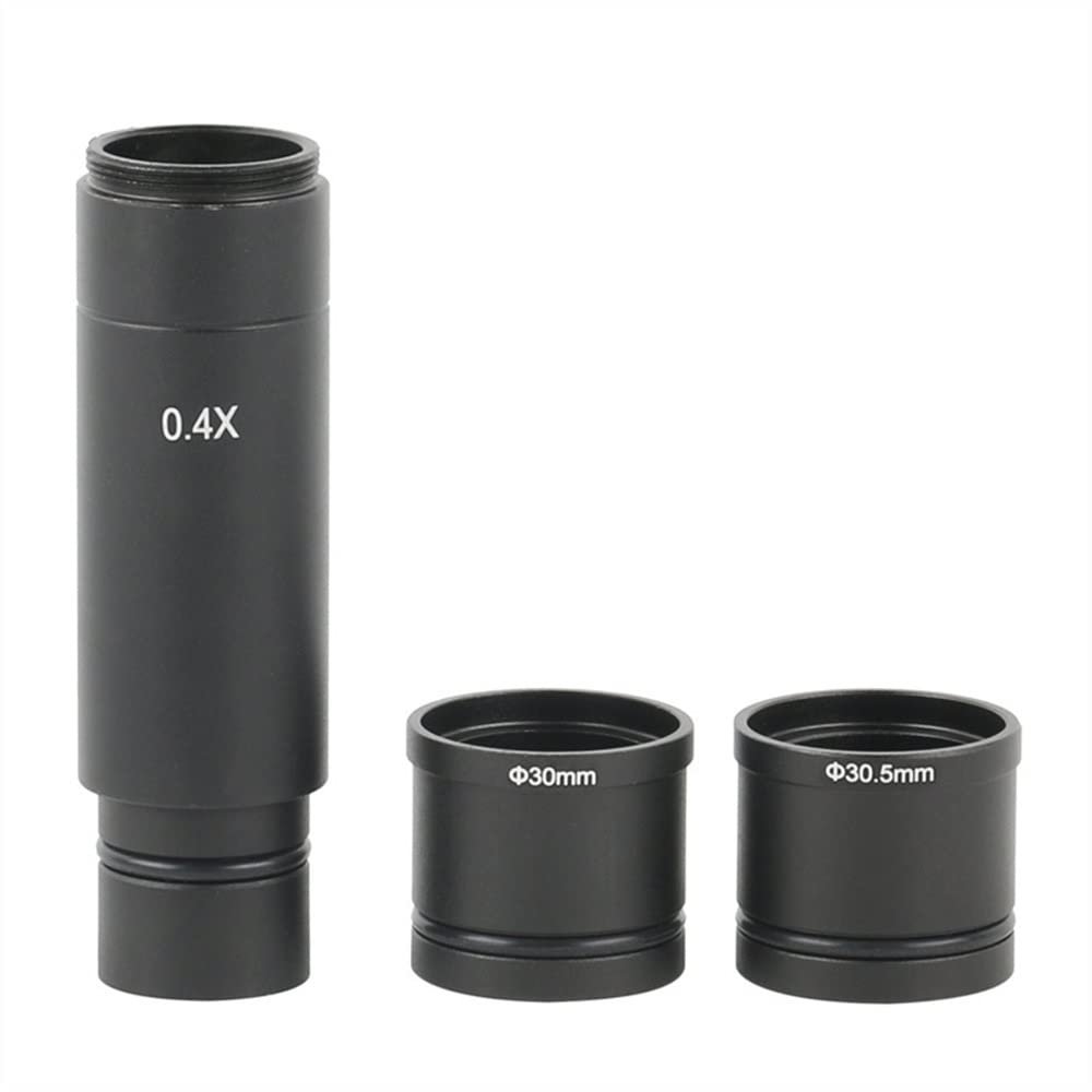 Microscope Kit 0.5X 0.4X 1.0X C Mount Microscope Adapter 23.2mm Electronic Eyepiece Reduction Lens 0.5X Microscope Relay Lens For CCD Camera Microscope Lens Adapters ( Color : Adapter with Ring C )