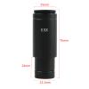 Microscope Kit 0.5X 0.4X 1.0X C Mount Microscope Adapter 23.2mm Electronic Eyepiece Reduction Lens 0.5X Microscope Relay Lens For CCD Camera Microscope Lens Adapters ( Color : Adapter with Ring C ) view 3